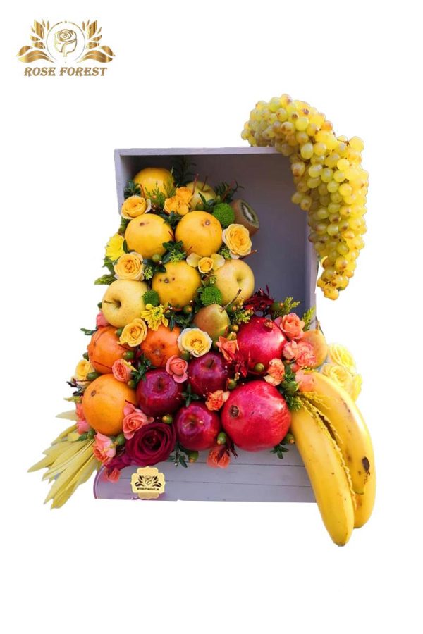 قیمت خرید باکس گل میوه یلدا پروا